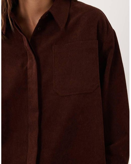 ASOS Brown Shirt Co-Ord