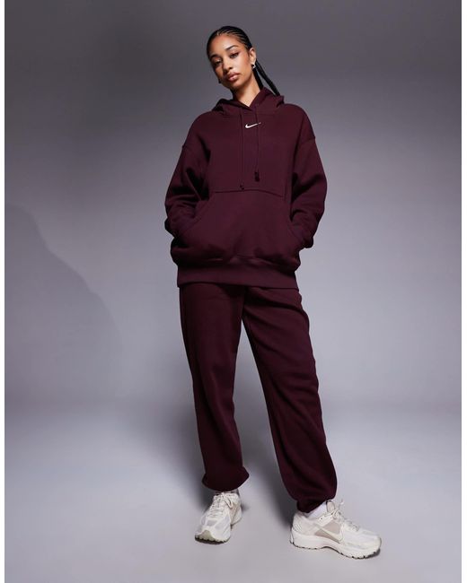 Nike Red – phoenix fleece – oversize-kapuzenpullover