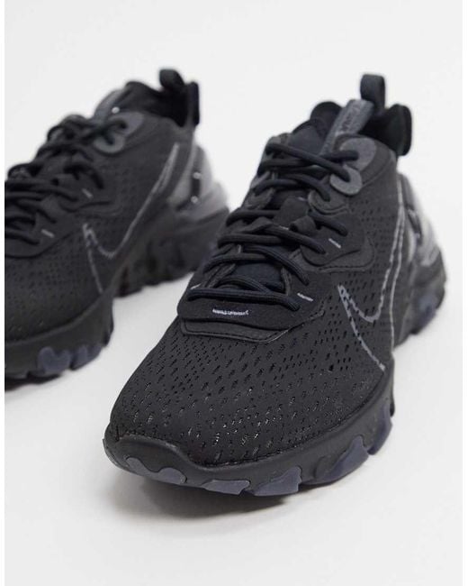 Nike Black React Vision for men
