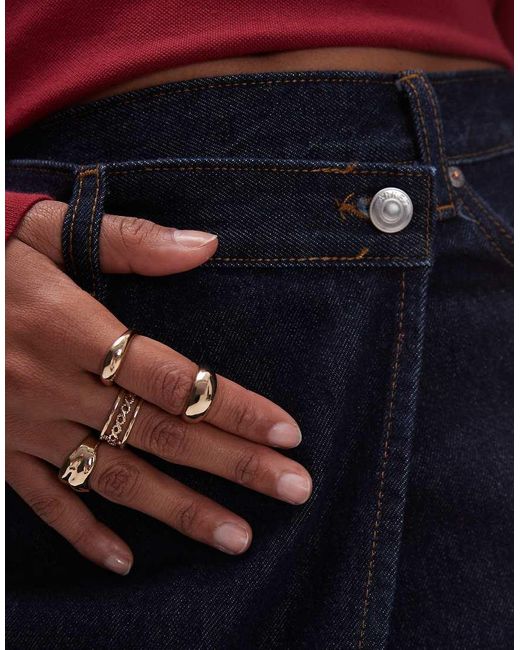 Arket denim wrap skirt clearance