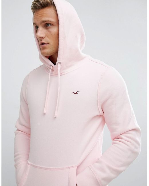 Hoodie avec logo emblmatique Hollister pour homme en coloris Pink