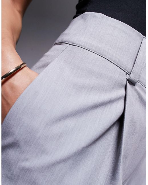 River Island Blue Tailored Bermuda Shorts