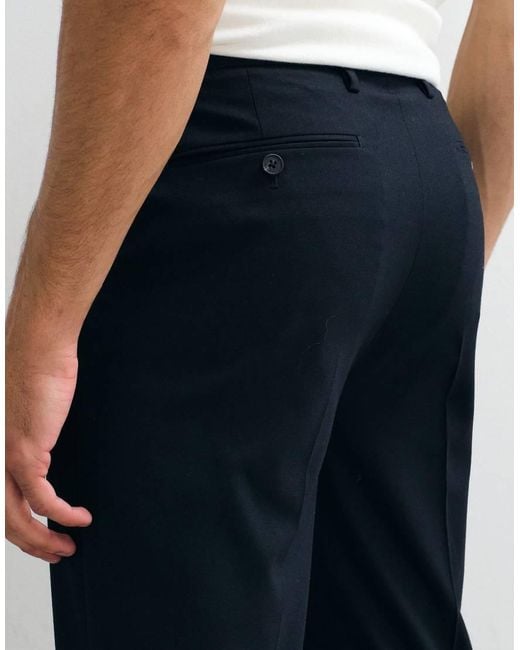 ASOS Blue Tapered Suit Pants for men