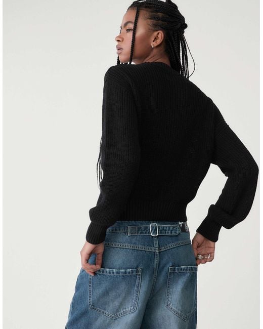 Stradivarius Blue – strickjacke
