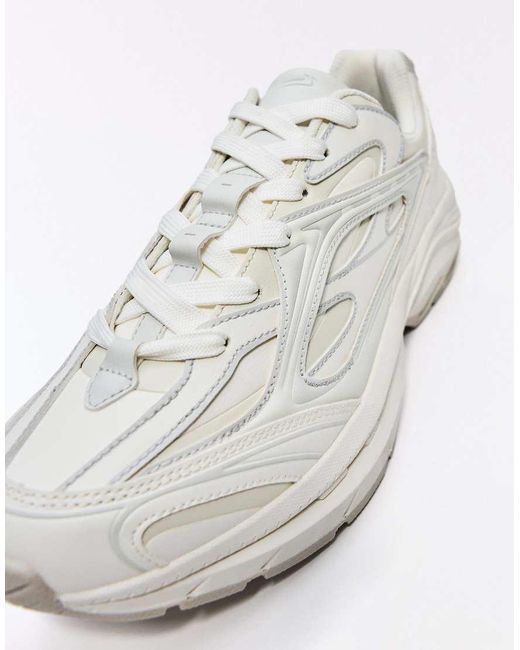 Bershka White Chunky Sole Trainers for men