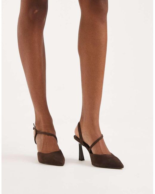 ALDO Brown Julez Sling Heeled Shoes