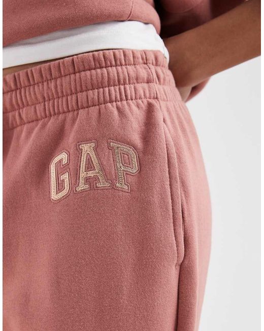 Gap Pink Everyday Cuffed Logo Joggers