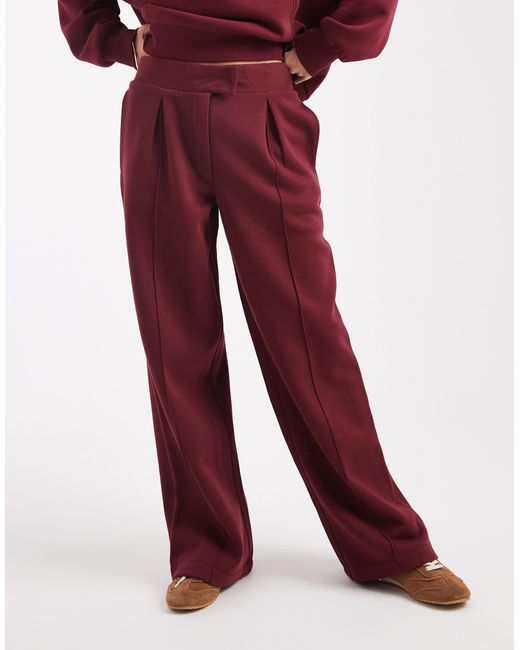 ASOS Oversized Tailored Brushback Jogger With Seam Detail