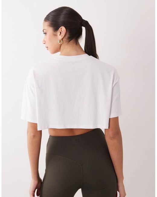 4505 Purple Modal Blend Ultra Soft Cropped Performance T-shirt