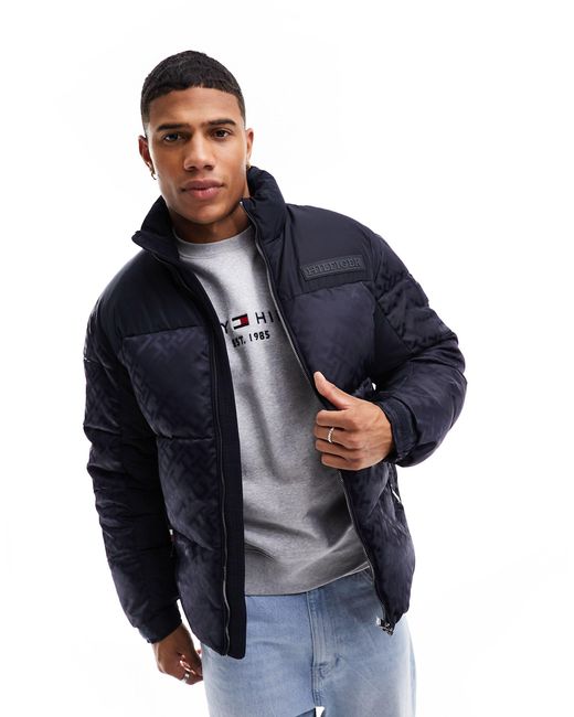 Tommy Hilfiger New York Puffer Jacket in Blue for Men