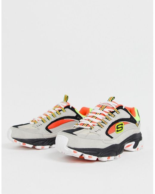 Skechers stamina cutback best sale orange