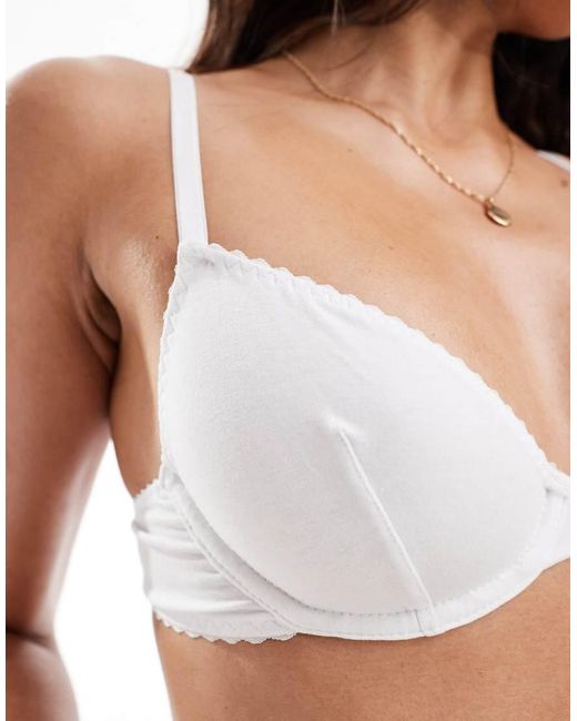ASOS Brown Mila Cotton Underwired Bra