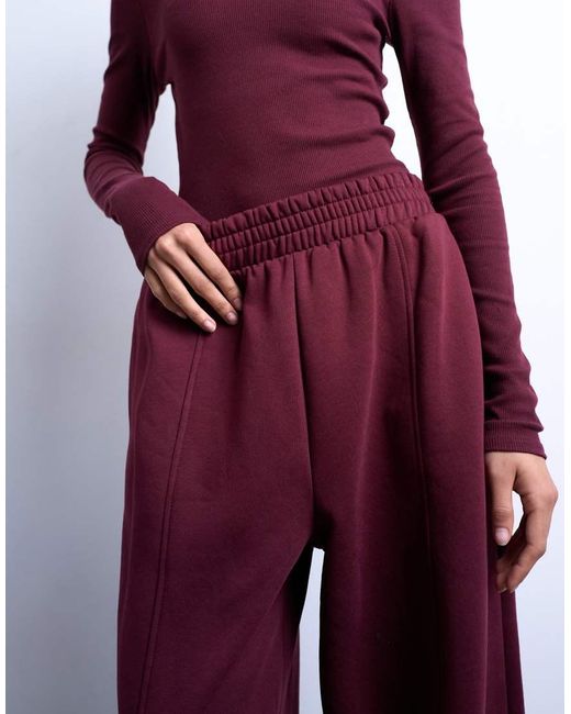 TOPSHOP Purple Balloon Jogger