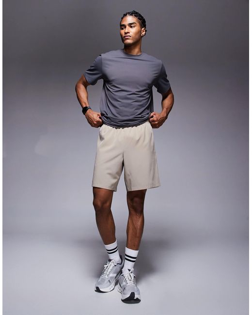 4505 Multicolor Icon 18cm Quick Dry Training Shorts With Zip Pockets for men