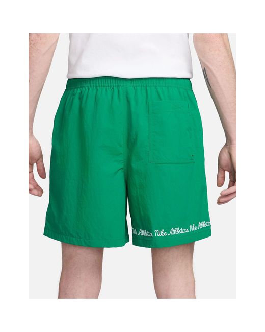 Nike Green Club Varsity Shorts for men