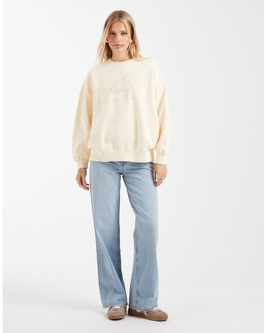 Levi's Natural Vintage Wash Oversized Graphic Sweatshirt