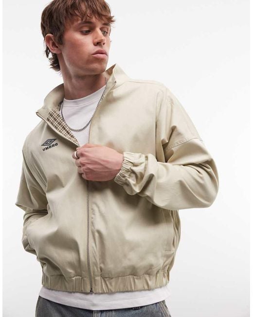 Umbro Gray Harrington Jacket for men
