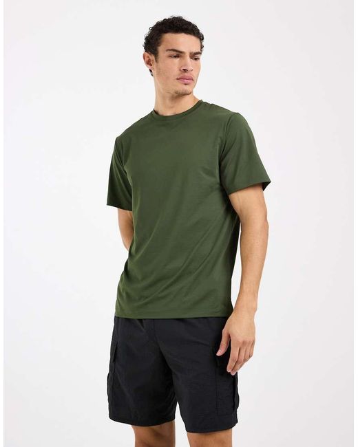 4505 Green Icon Quick Dry Mesh Training T-Shirt for men