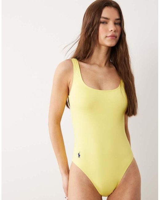 Polo Ralph Lauren Yellow Colour Shop Martiniqu Swimsuit