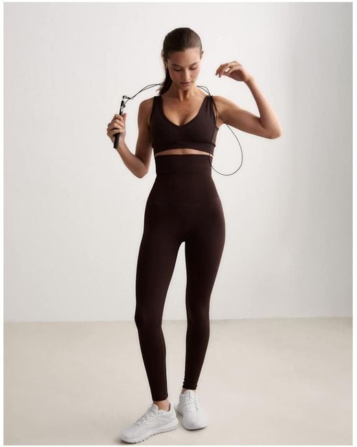 Aim'n Natural Chocolate Shape Seamless Core Control Tights