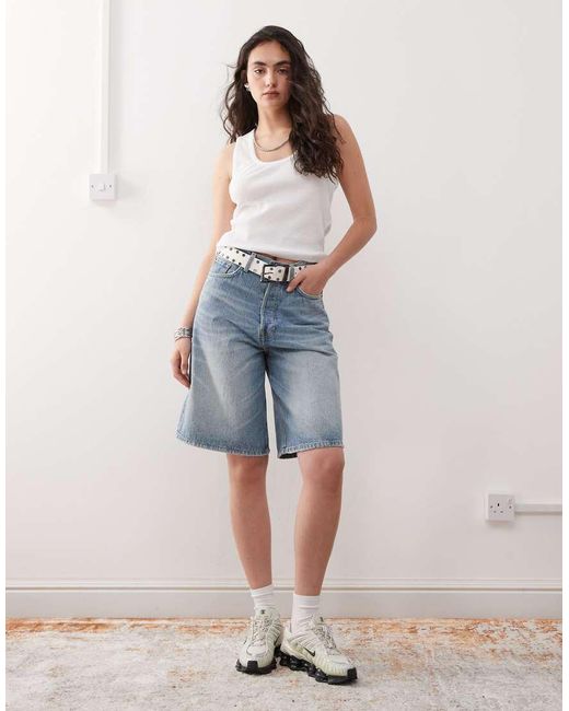 Collusion White Elevated Seam Detail Waffle Vest