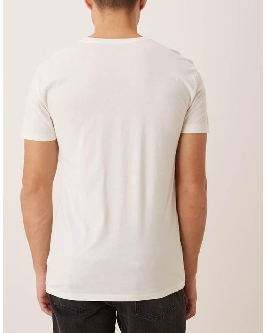 Polo Ralph Lauren Natural 3 Pack Icon Logo Hem Lounge T-Shirts