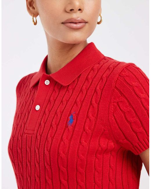 Polo Ralph Lauren Red Short Sleeve Pullover