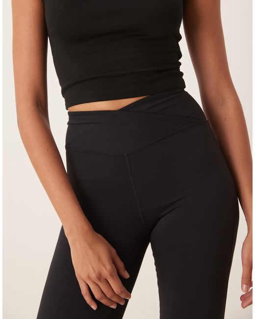Tala Natural Dayflex Wrap High Waisted Flared Yoga Pant