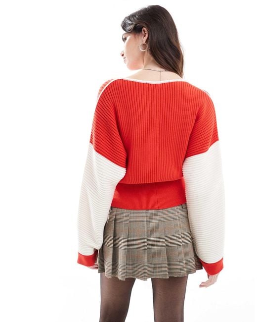 French Connection Red – pullover