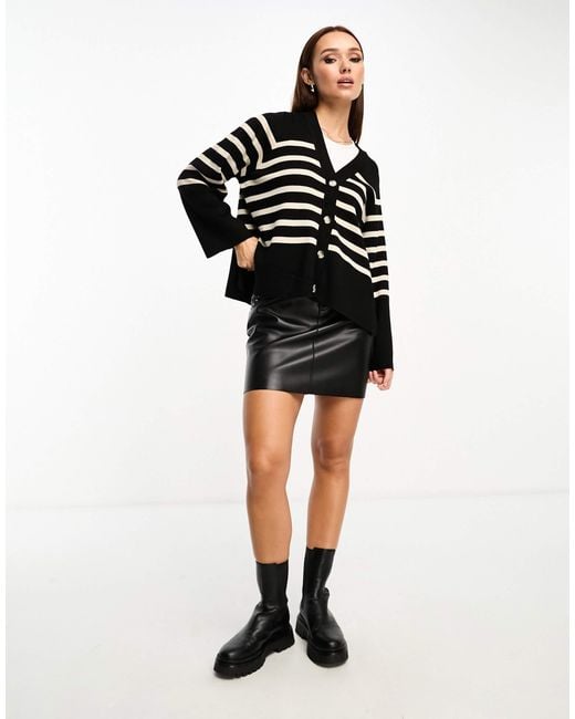 Object Black – strickjacke