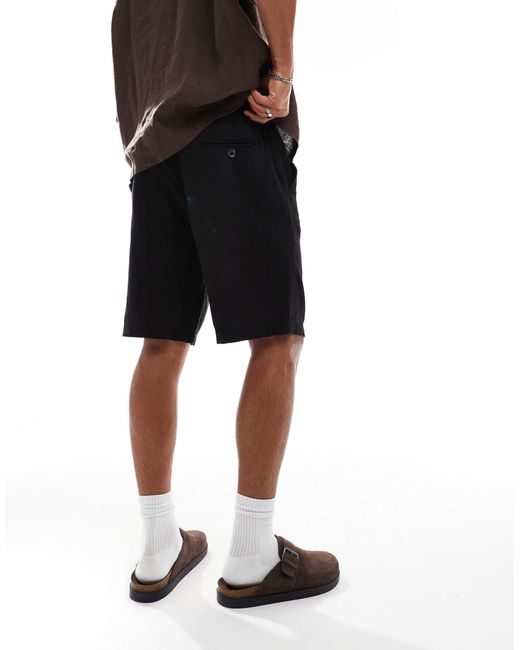 Threadbare – shorts in Black für Herren