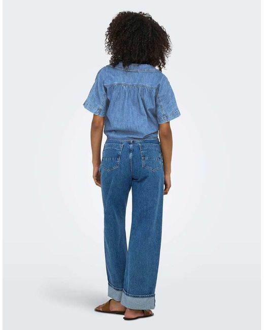 ONLY Blue Denim Shirt