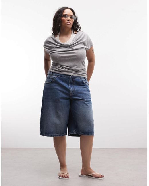 Collusion Blue Plus Skate Jort