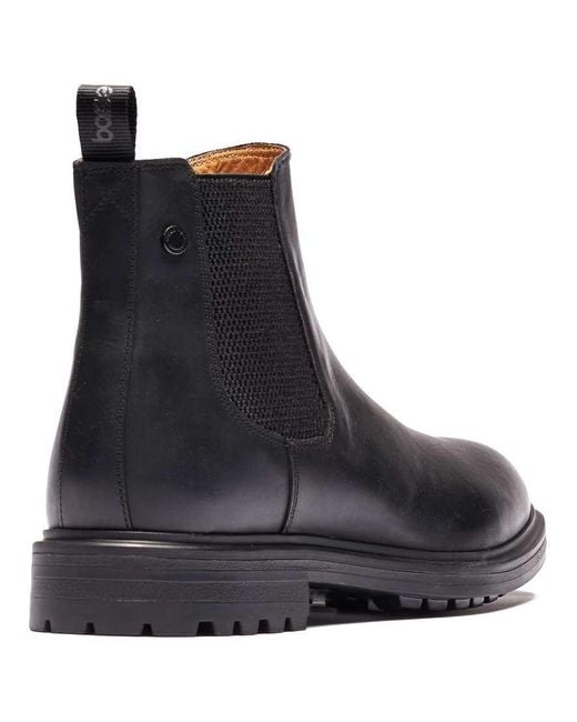Base London Black Roebuck Chelsea Boot for men