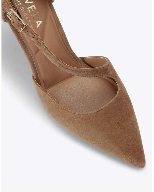 Carvela Kurt Geiger Brown Lorita Court Heeled Shoes