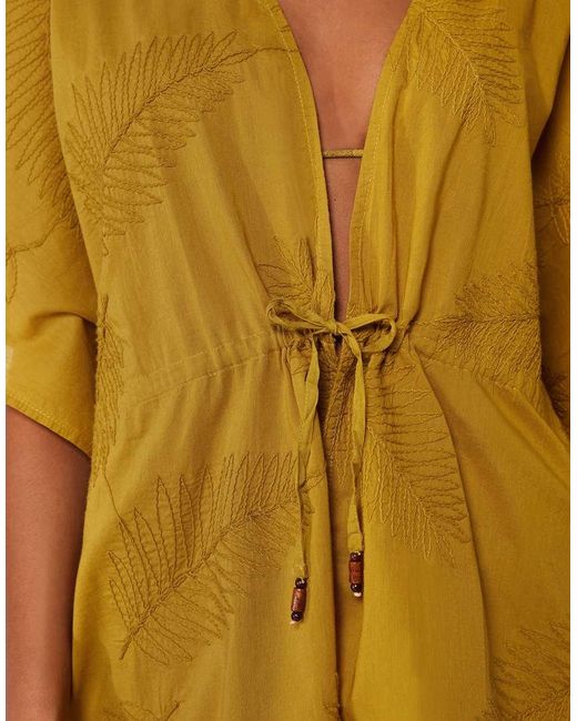 Calzedonia Brown Short Beach Kaftan