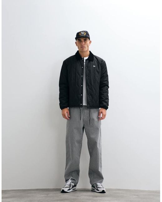 KTZ Black Logo Coach Jacket for men