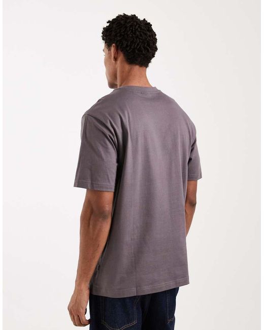 Only & Sons Gray Relaxed Fit T-shirt for men