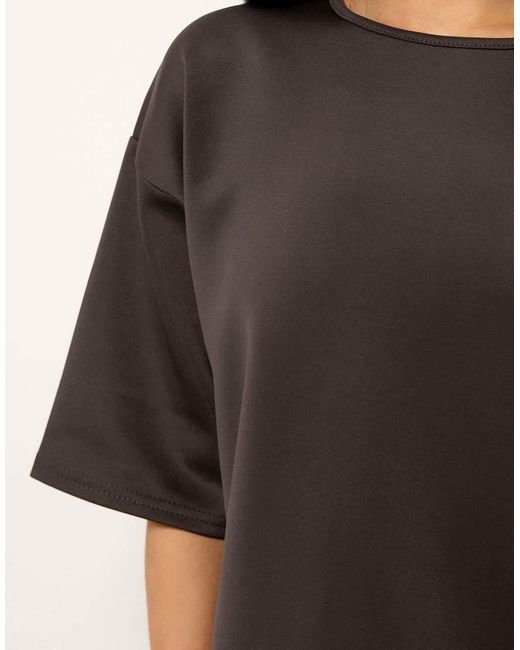 PixieGirl Black Petite Boxy T-Shirt