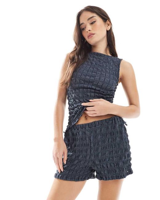 ASOS Broek Met Wijde Pijpen in het Blue