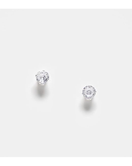 Kingsley Ryan Multicolor 6mm Crystal Gem Stud Earrings