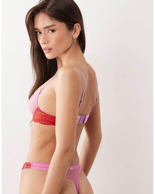 Dora Larsen Pink Marlene Thong
