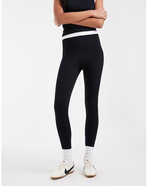 ASOS Interlock Legging in het Blue
