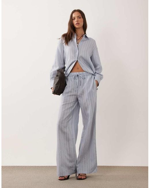 Mango Gray Nomol Oversized Shirt Co-Ord