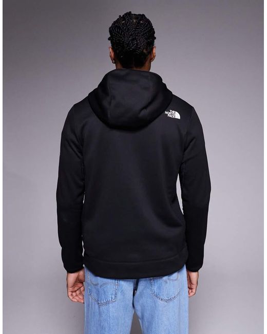 The North Face Gray Mountain Athletics Full Zip Fleece Tech Hoodie for men