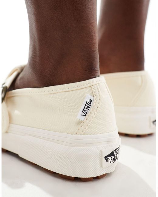Vans White Ua Style 93 Mary Jane Sneakers