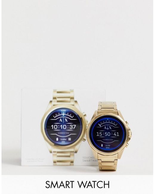 Armani Exchange Metallic Axt2001 Drexler Connected Smart Watch 48mm for men