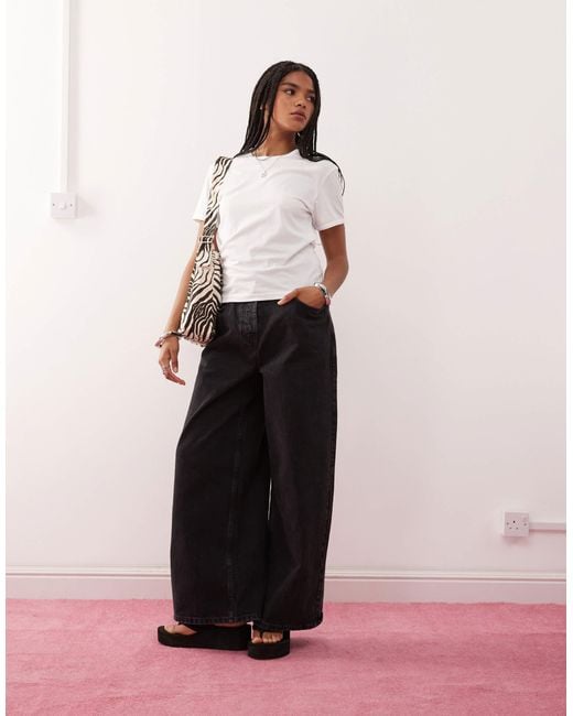 Weekday White T-shirt With Bound Seams