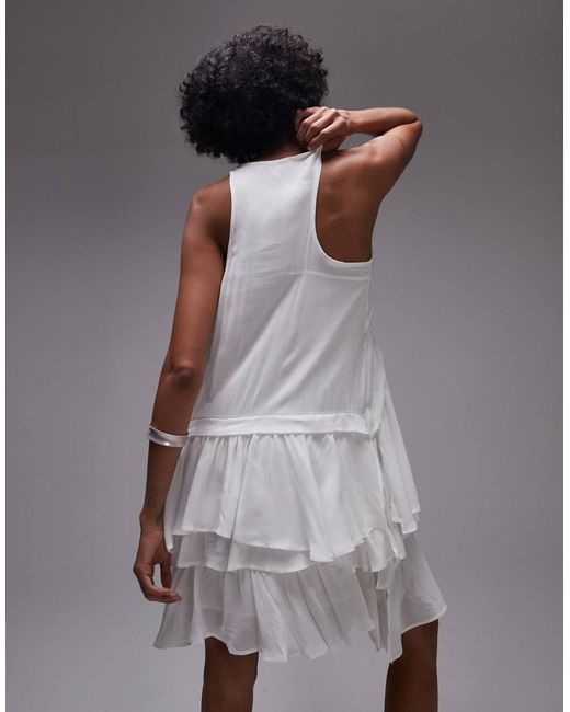 AllSaints Gray Cavarly Mini Dress