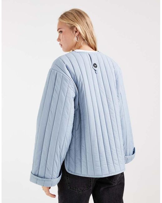 Rains Blue X Asos Exclusive 21940 Banja Water Repellent Liner Jacket